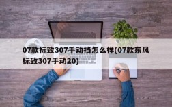 07款标致307手动挡怎么样(07款东风标致307手动20)