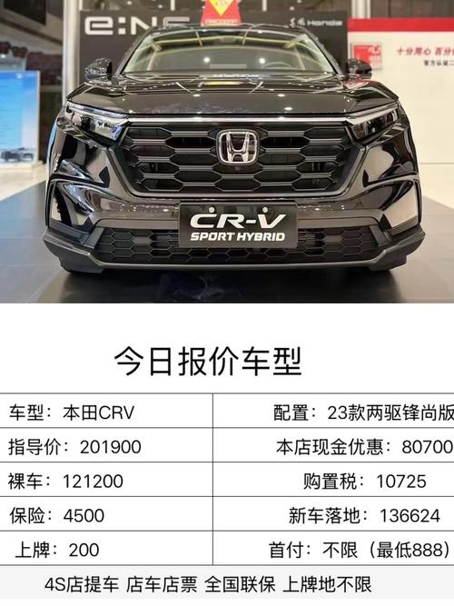 东风本田车型大全报价(东风本田汽车报价及图片 价格查询)