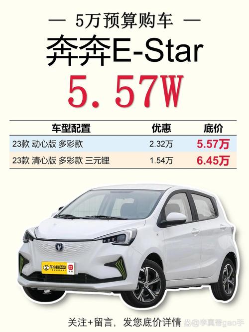 纯电动车价格及图片(长安奔奔纯电动车价格及图片)